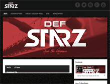 Tablet Screenshot of defstarz.com
